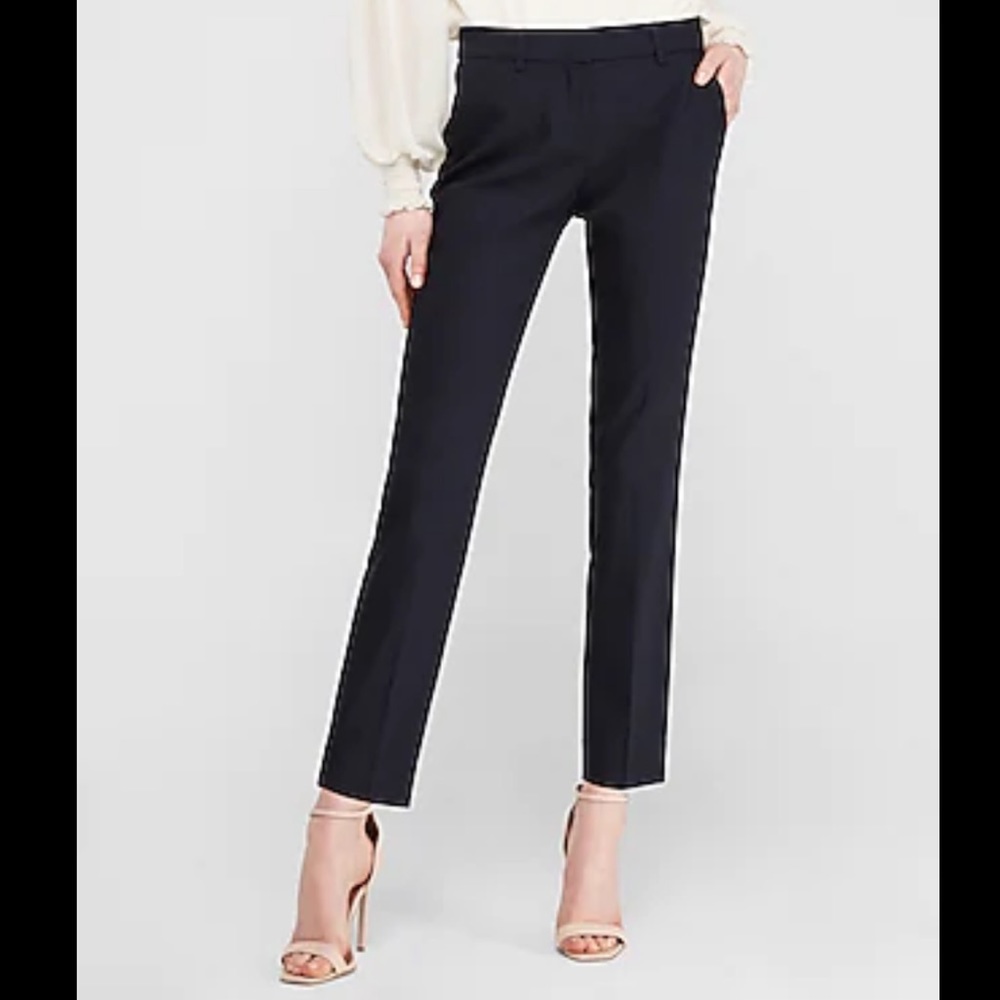 Express Mid Rise Columnist Ankle Pants